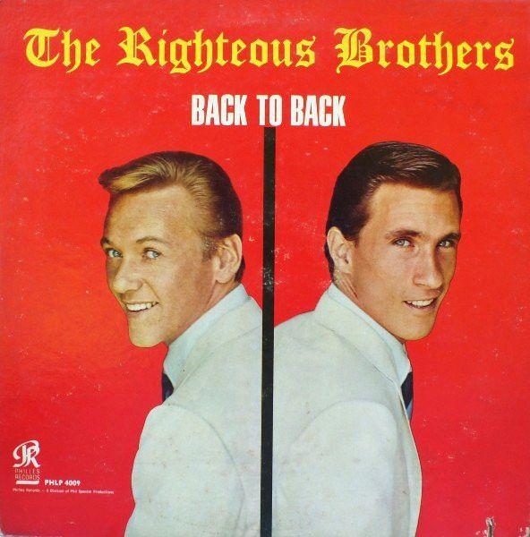 Portada de Álbum "Back To Back", de The Righteous Brothers