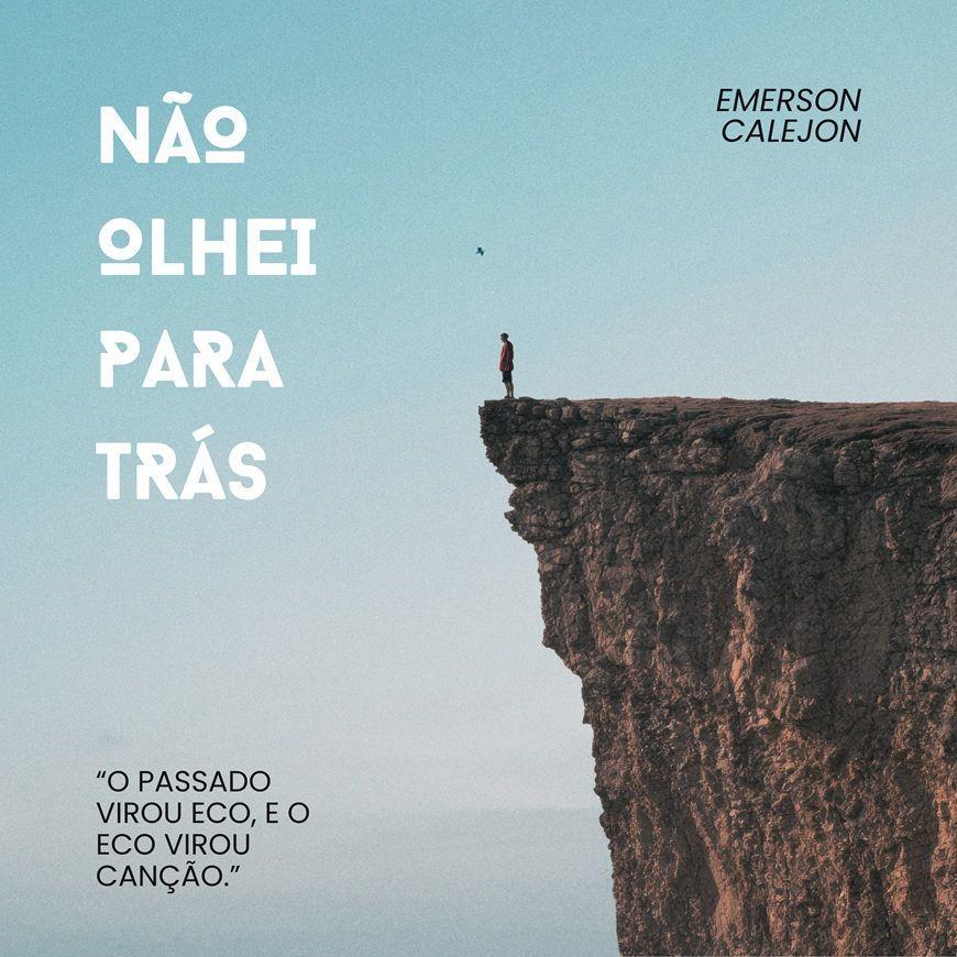 Portada de Álbum "Não Olhei Para Trás", de Emerson Calejon