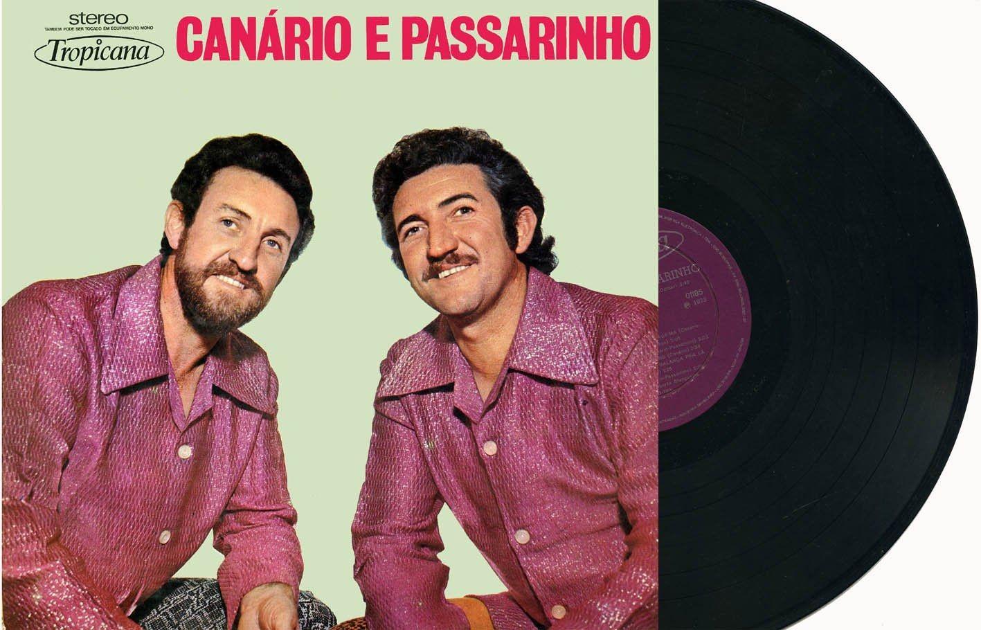 Capa do Álbum "Pingos de Amor ", de Canário e Passarinho