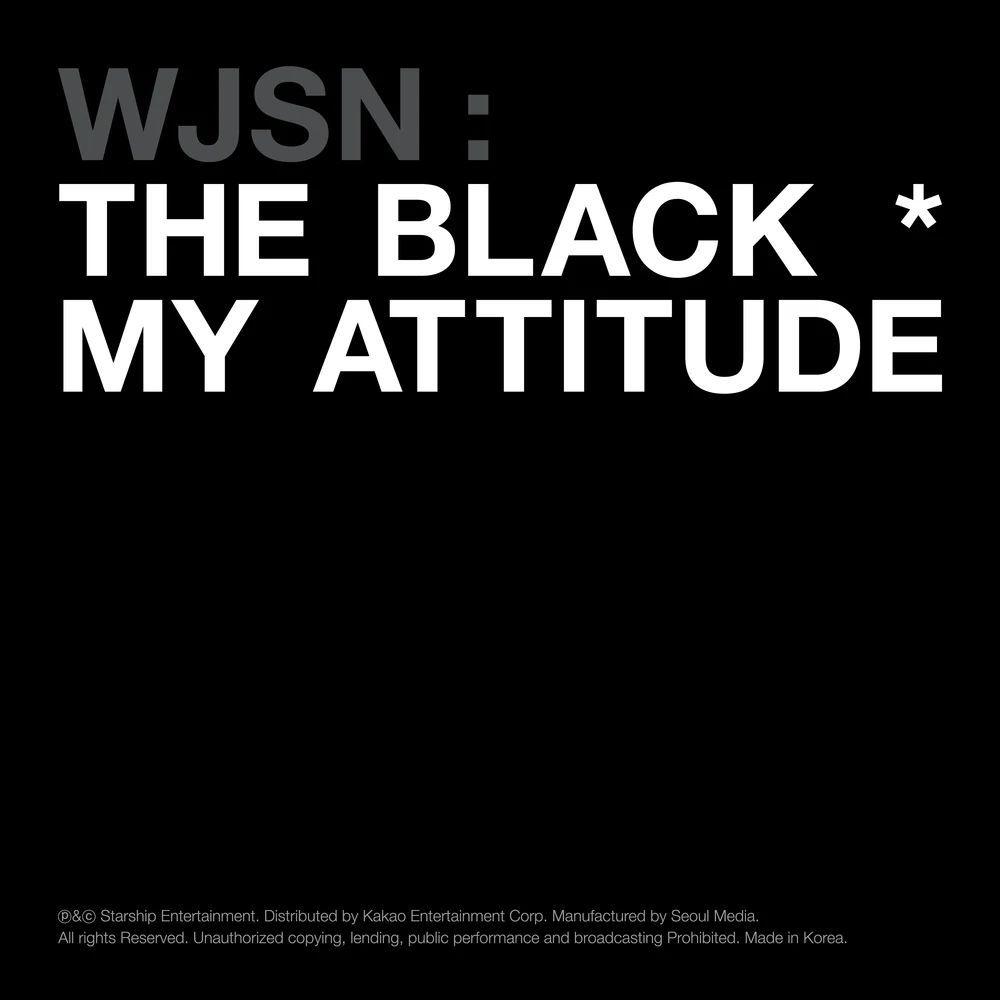 Portada de Sencillo/EP "My Attitude", de Cosmic Girls (WJSN)