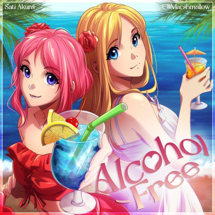 Portada de Sencillo/EP "Alcohol Free (feat. Ellimarshmallow) (Russian Version)", de Sati Akura