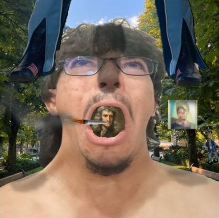 Portada de Sencillo/EP "Alucinação (part. L3no Ms)", de A N I B A L