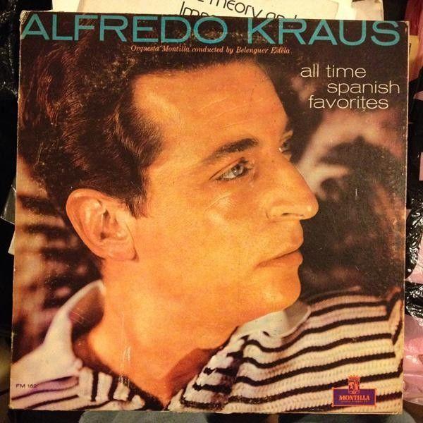 Portada de Álbum "All Time Spanish Favorites", de Alfredo Kraus