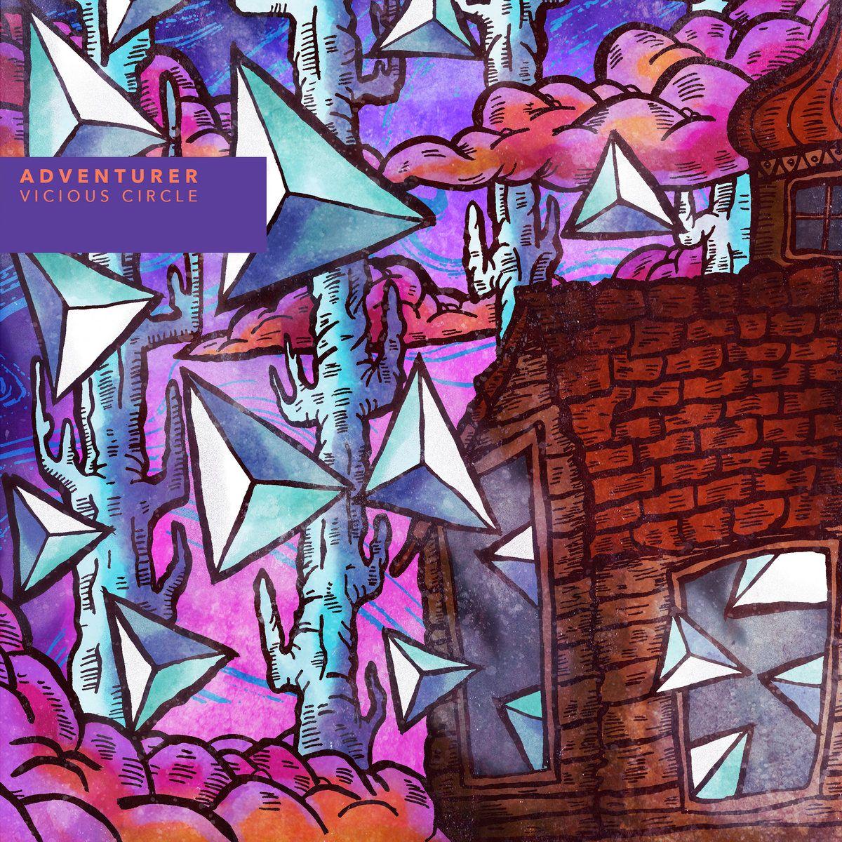 Portada de Sencillo/EP "Vicious Circle", de Adventurer