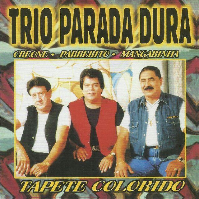 Portada de Álbum "Tapete Colorido", de Trio Parada Dura