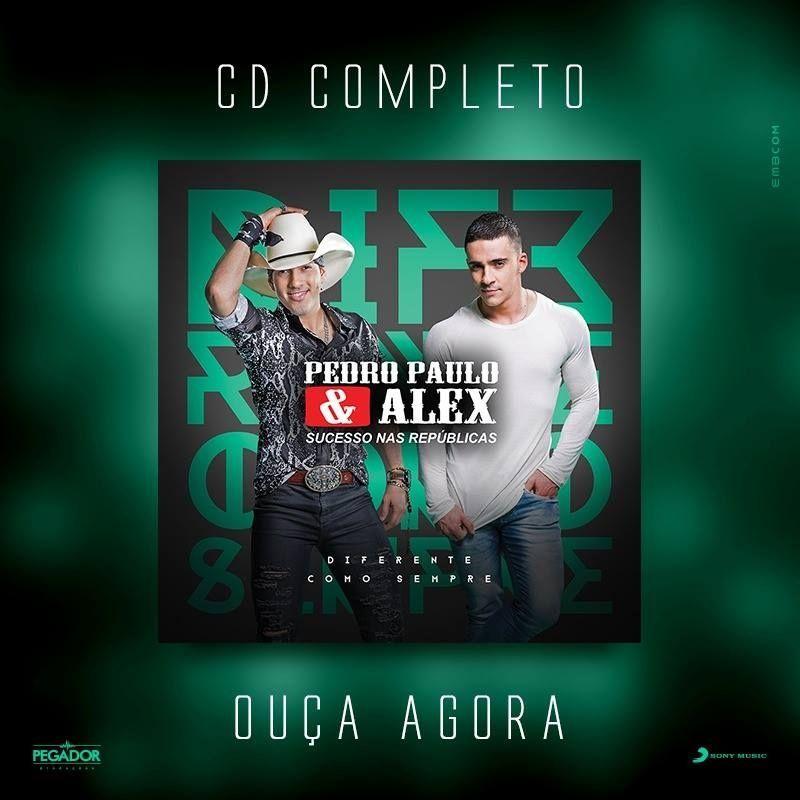 Portada de Álbum "Diferente Como Sempre", de Pedro Paulo e Alex