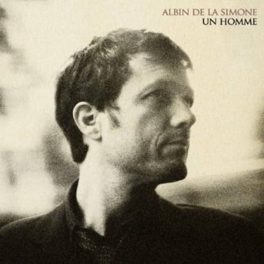 Capa do Álbum "Un Homme", de Albin De La Simone