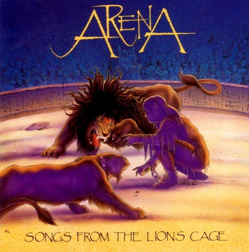 Capa do Álbum "Songs From The Lions Cage", de Arena