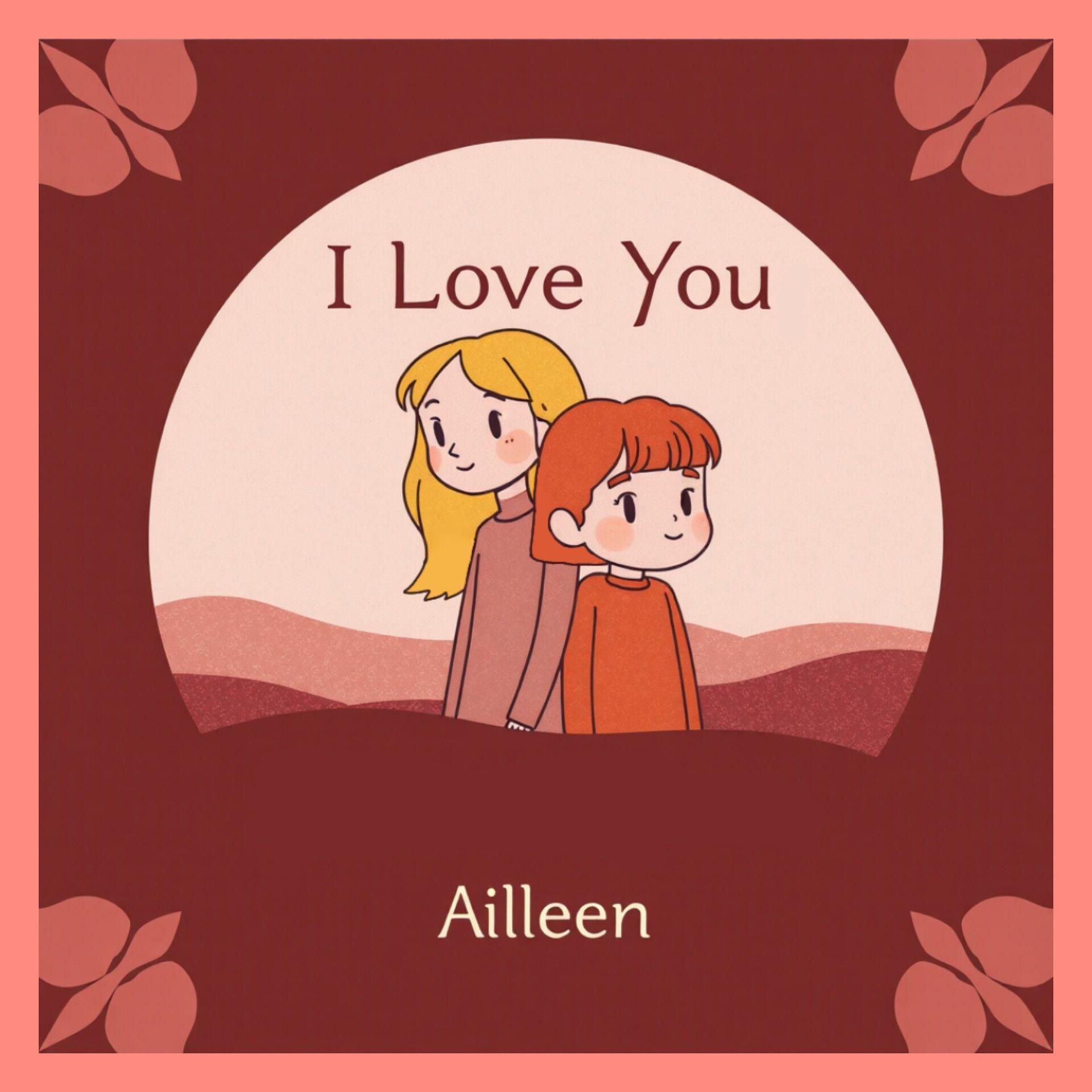 Portada de Sencillo/EP "I Love You", de Ailleen