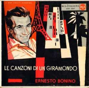 Portada de Álbum "Le Canzoni di Un Giramondo", de Ernesto Bonino