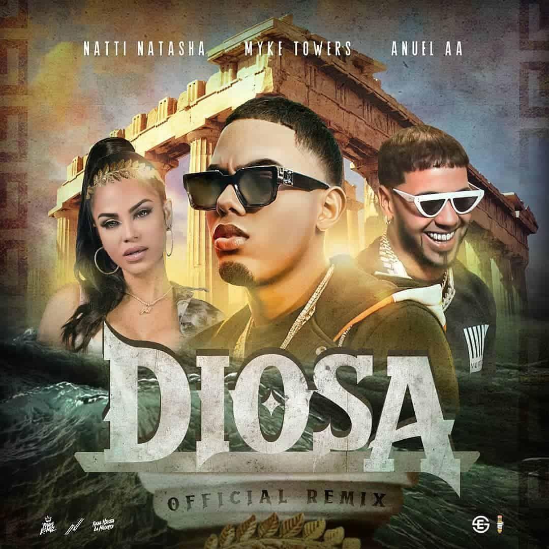 Single/EP cover of "Diosa (remix)" by Myke Towers