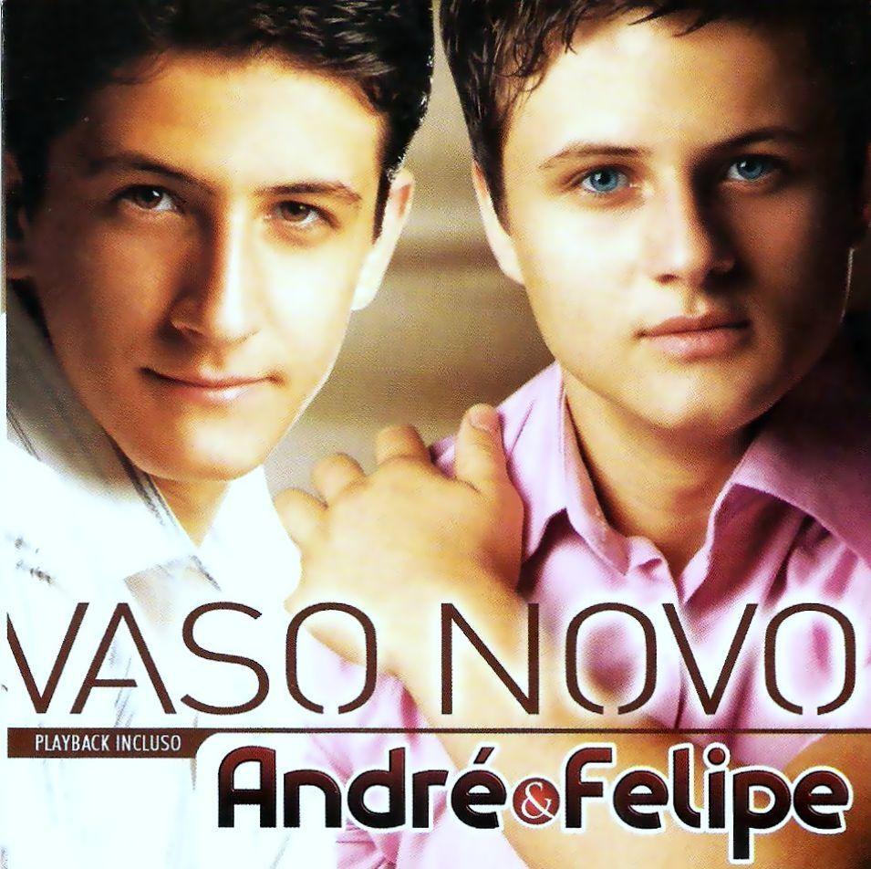 Album cover of "Vaso Novo" by André e Felipe