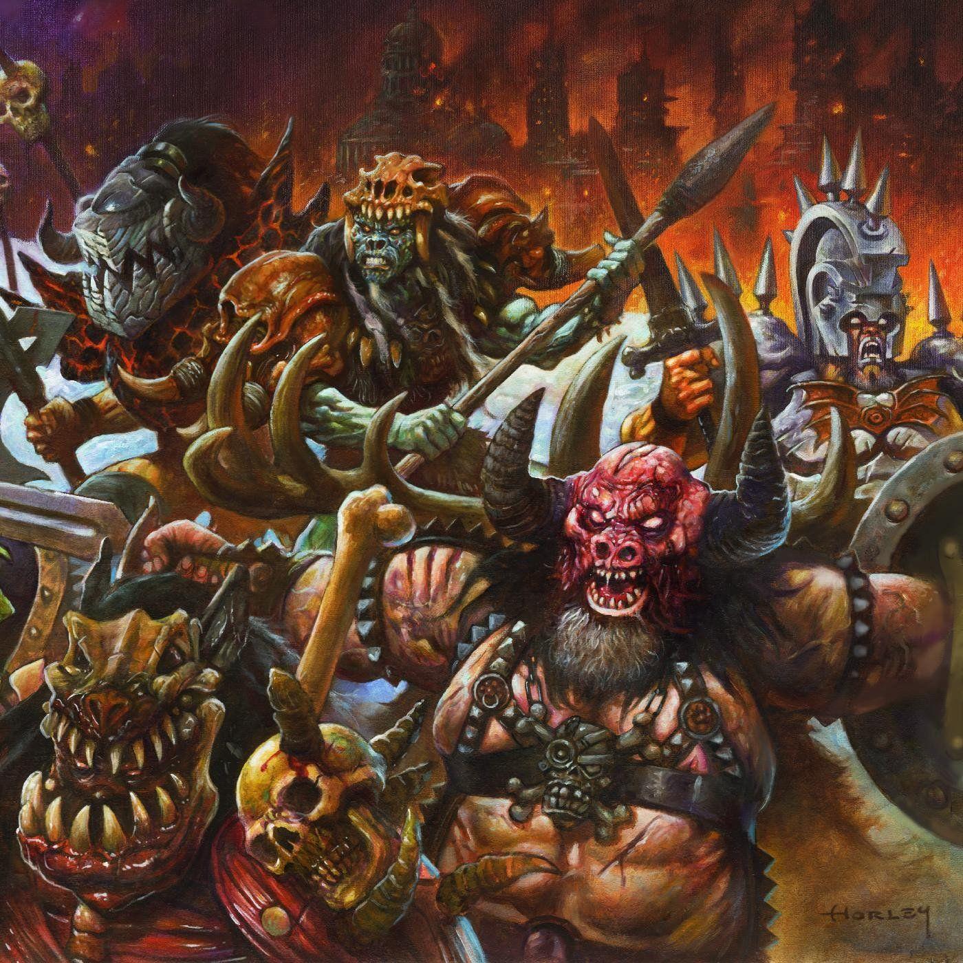 Album cover of "The New Dark Ages" by Gwar