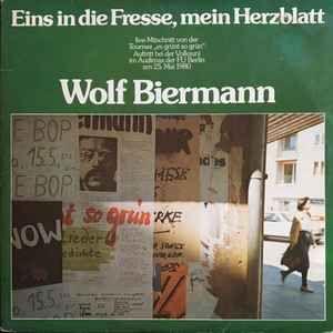 Portada de Álbum "Eins In Die Fresse, Mein Herzblatt", de Wolf Biermann