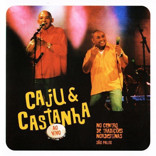 Capa do Álbum "Ao Vivo No CTN, SP", de Caju & Castanha