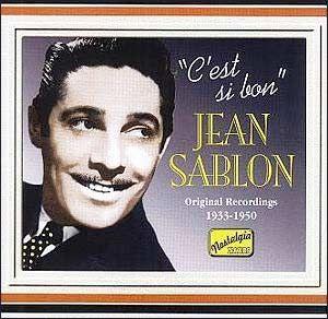 Portada de Álbum "C'est Si Bon", de Jean Sablon