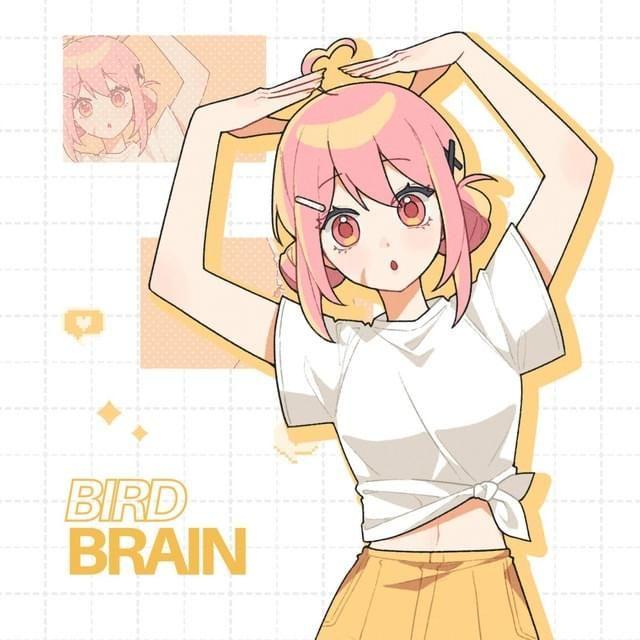 Portada de Sencillo/EP "BIRDBRAIN", de Jubyphonic