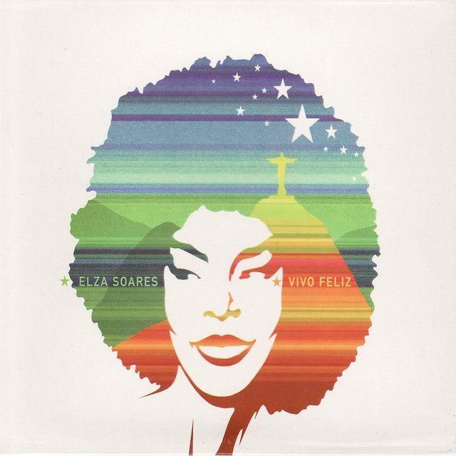 Portada de Álbum "Vivo Feliz", de Elza Soares