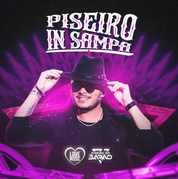 Portada de Álbum "Piseiro In Sampa", de Luan Piseiro Do Barão
