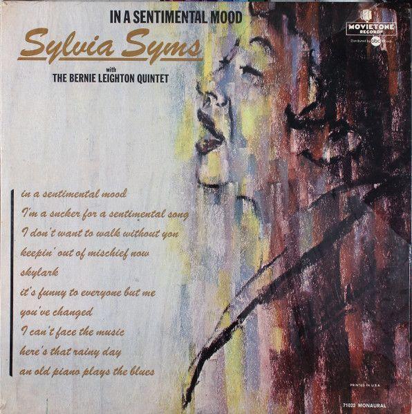 Portada de Álbum "In A Sentimental Mood", de Sylvia Syms