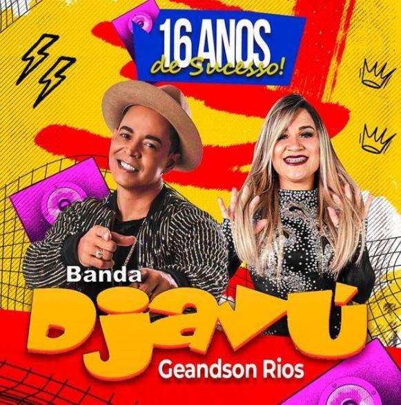 Capa do Álbum "16 Anos de Sucesso!", de Banda Djavú