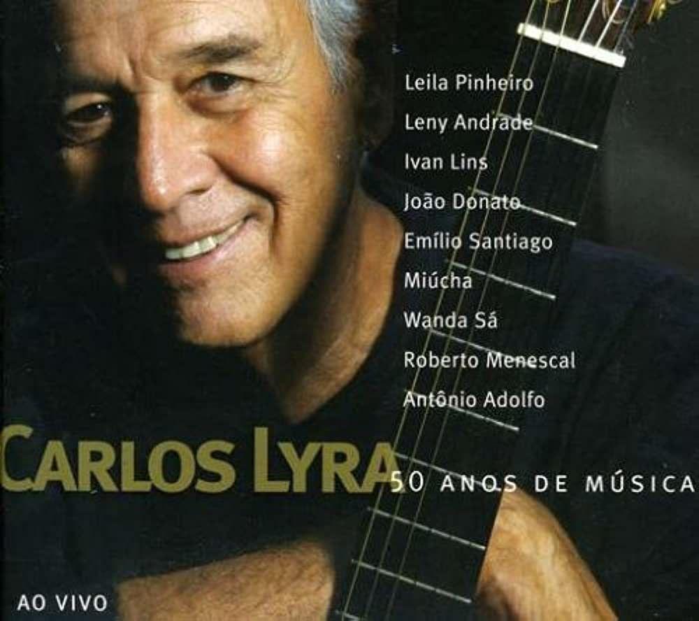 Portada de Álbum "50 Anos de Música - Ao Vivo", de Carlos Lyra