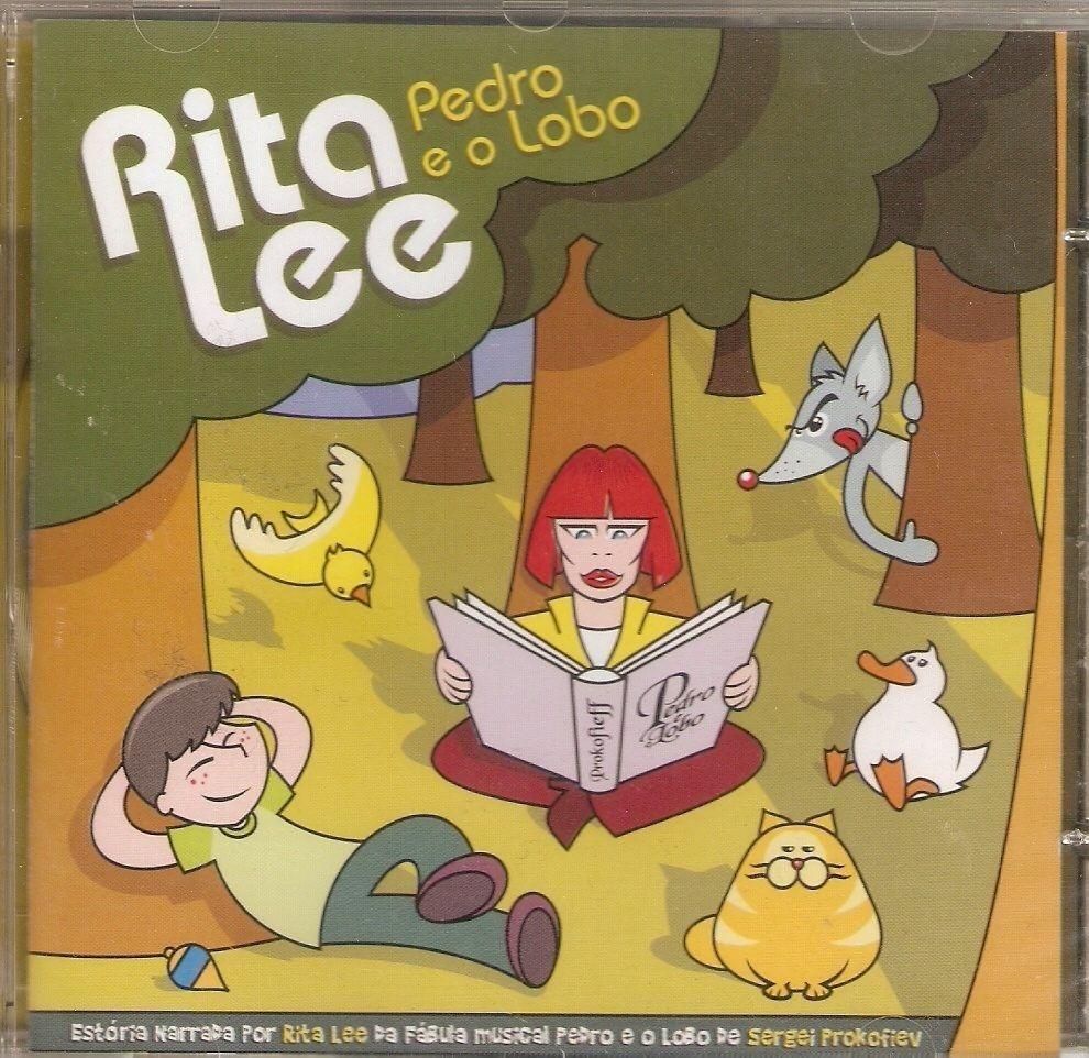 Portada de Sencillo/EP "Pedro e o Lobo", de Rita Lee