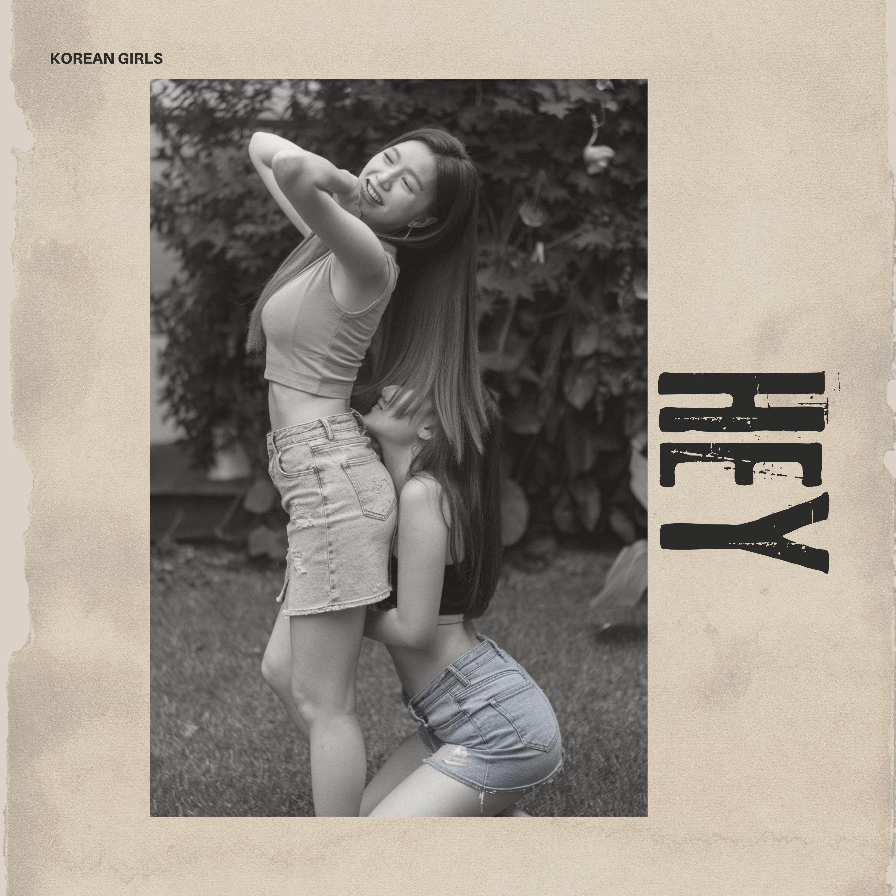 Portada de Sencillo/EP "Hey", de Korean Girls
