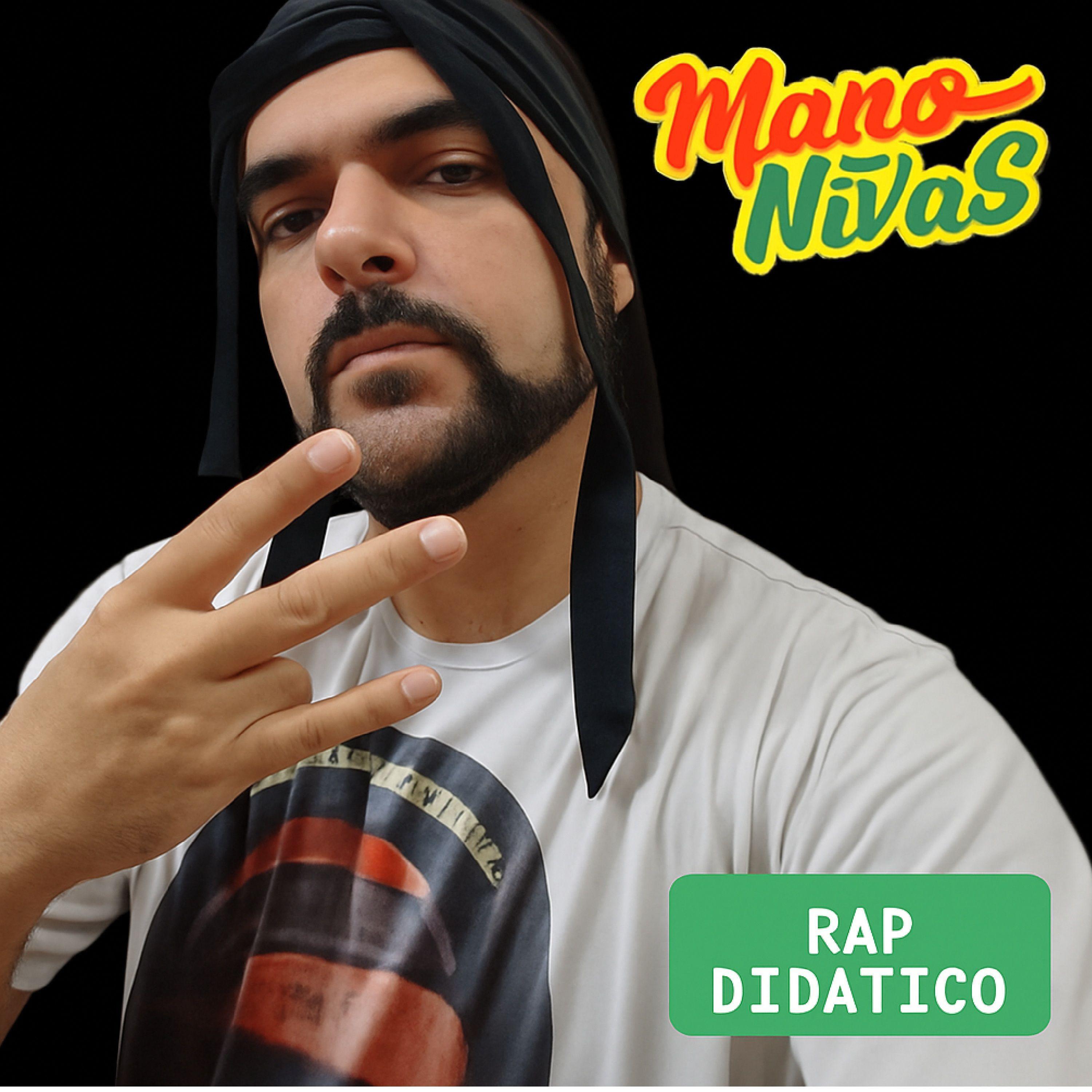 Capa do Álbum "Rap Didatico Volume 1", de Mano Nivas