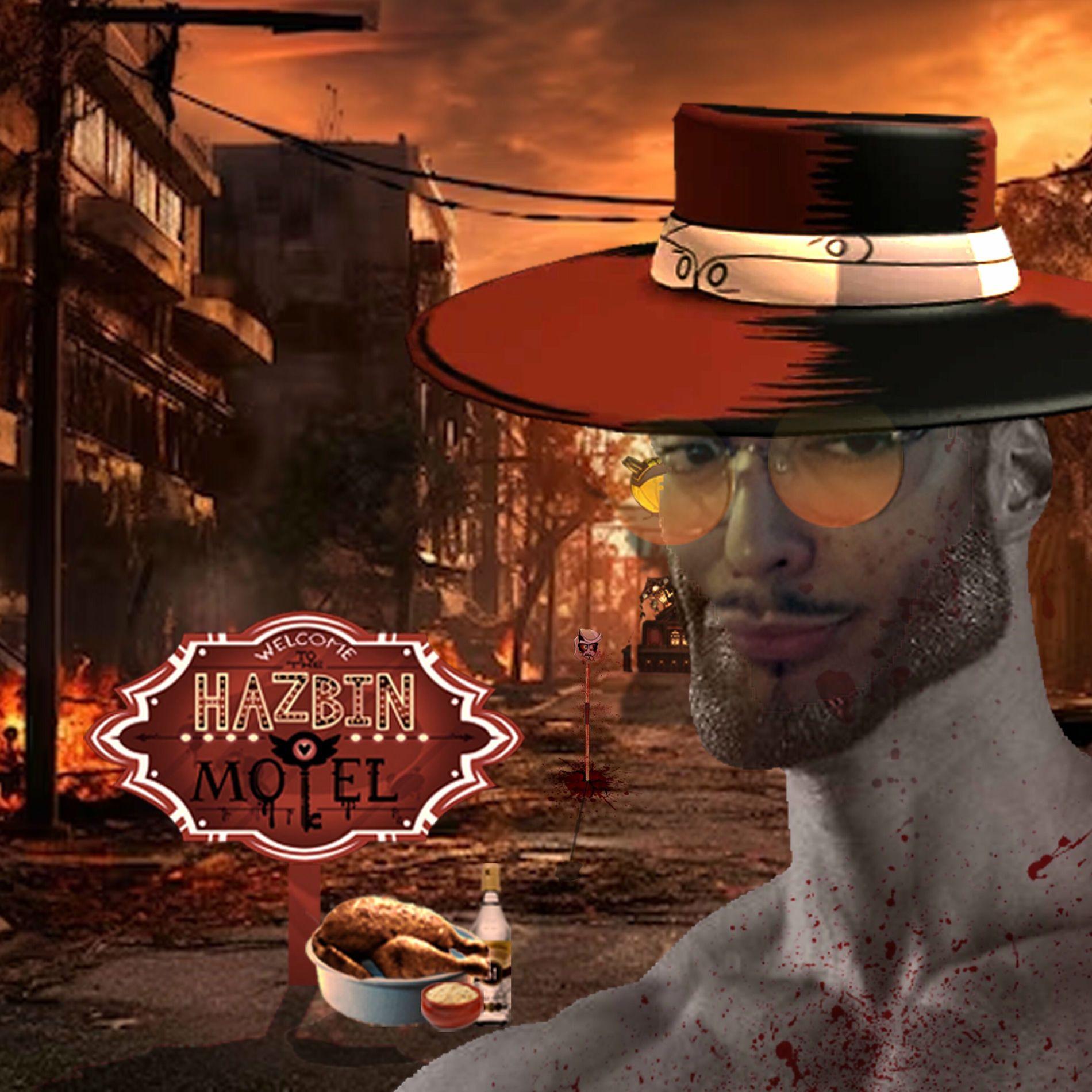 Portada de Sencillo/EP "Massacre em Hazbin Motel", de A N I B A L