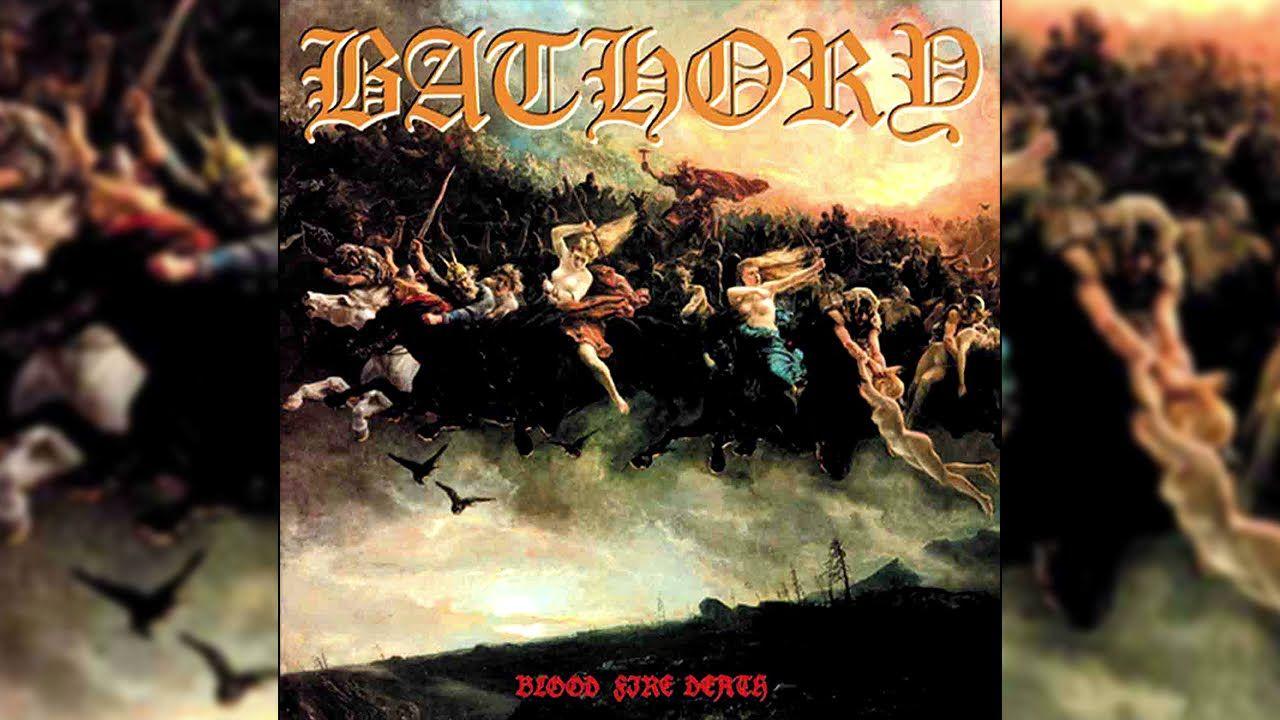 Capa do Álbum "Blood Fire Death", de Bathory