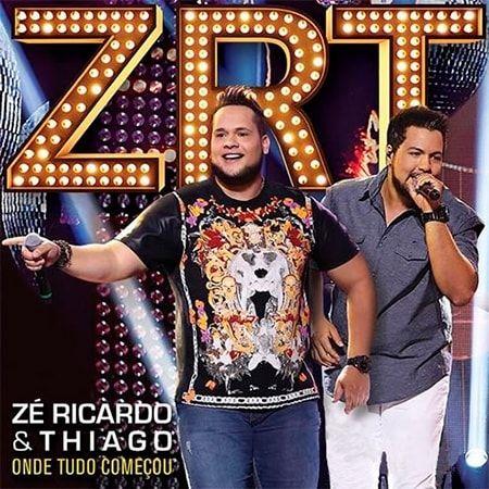 Portada de Álbum "Onde Tudo Começou", de Zé Ricardo e Thiago