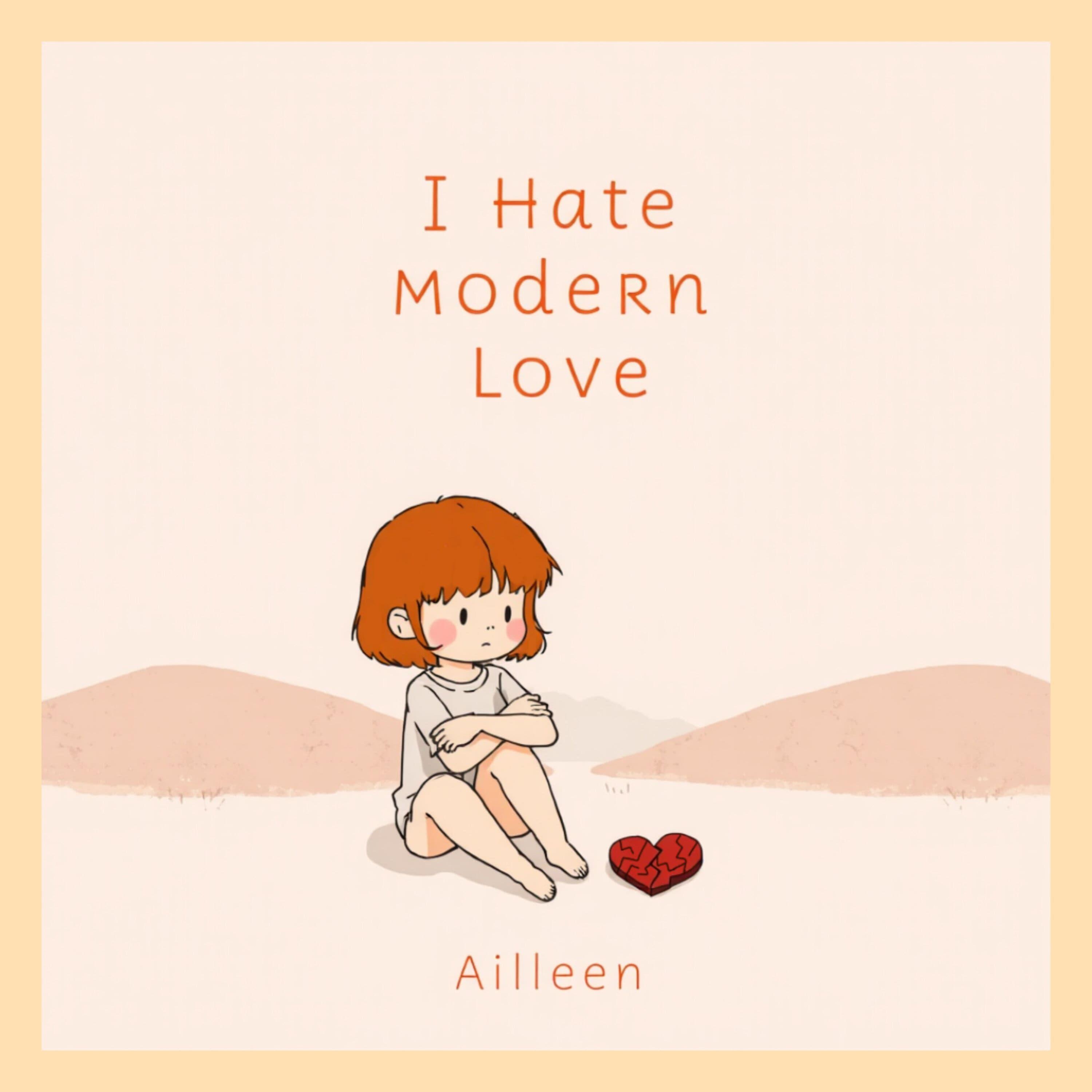 Portada de Álbum "I Hate Modern Love ", de Ailleen