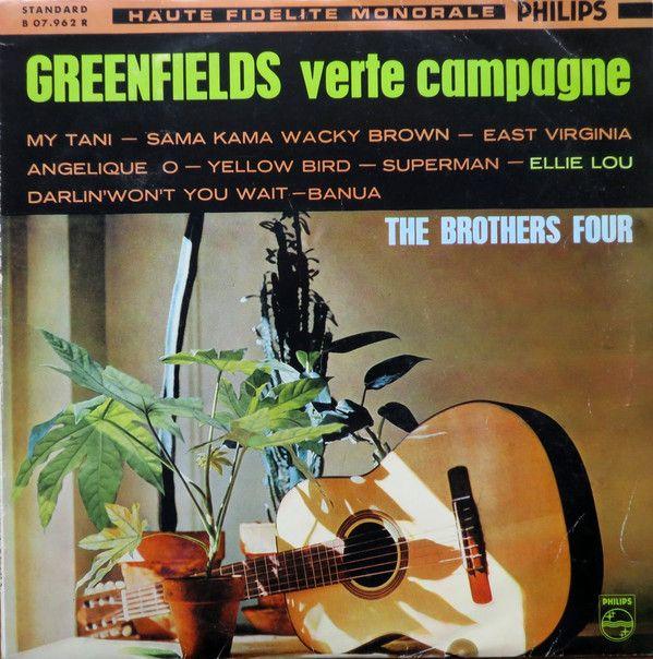 Album cover of "Greenfields Verte Campagne" by The Brothers Four