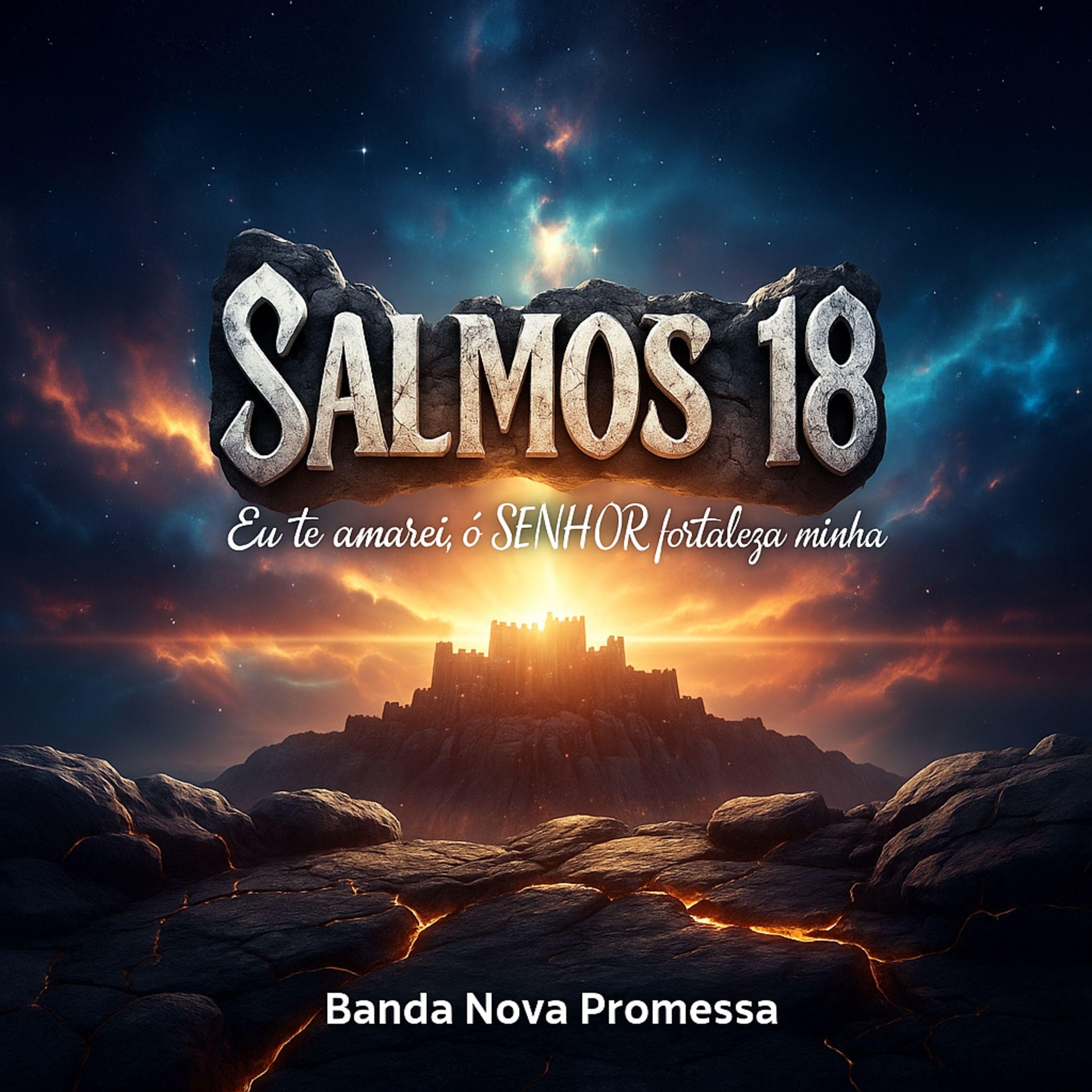 Portada de Sencillo/EP "Salmos 18 (eu te amarei, ó Senhor, fortaleza minha)", de Banda Nova Promessa
