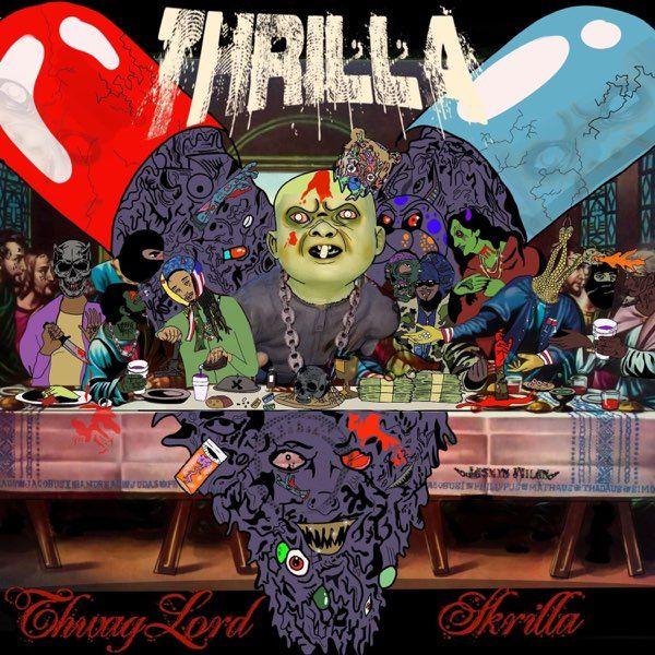 Portada de Álbum "THRILLA (feat. Thwaglord)", de Skrilla