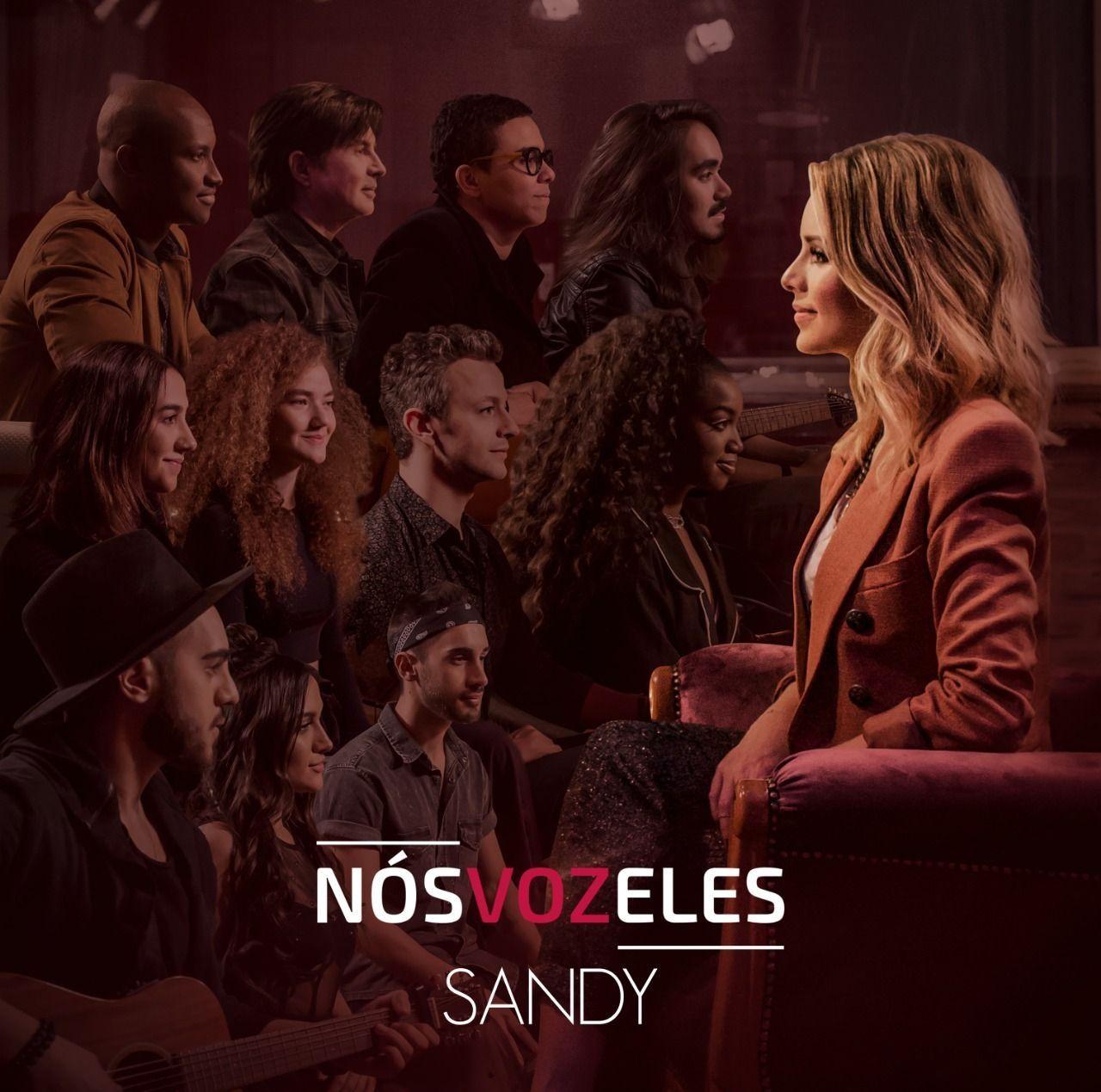 Portada de Álbum "Nós VOZ Eles", de Sandy