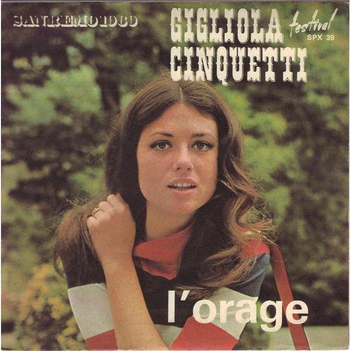 Portada de Álbum "L'orage", de Gigliola Cinquetti