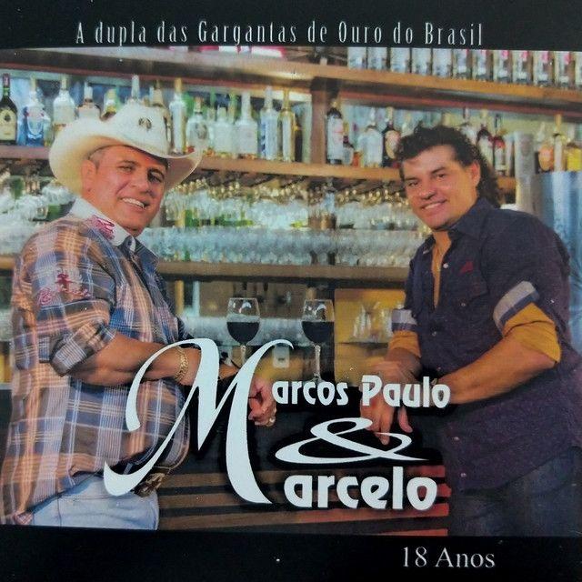 Portada de Álbum "A Dupla Das Gargantas do Brasil (18 Anos)", de Marcos Paulo e Marcelo