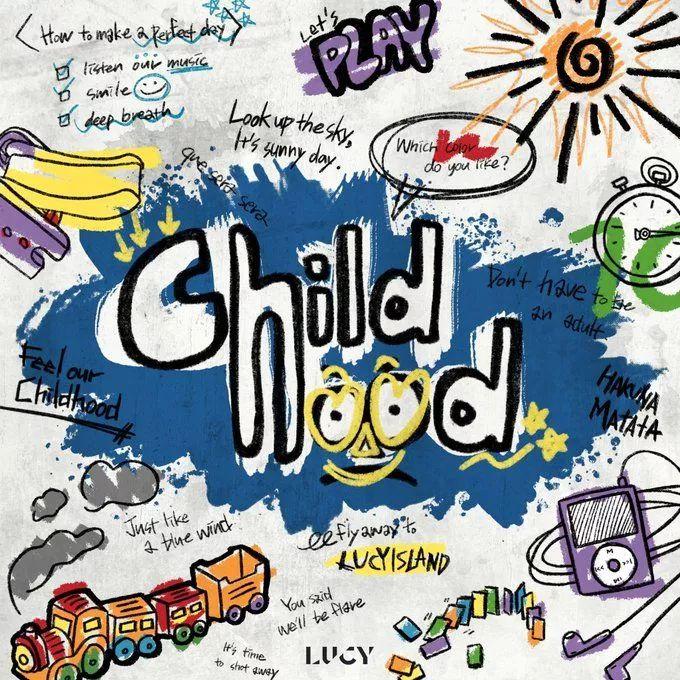 Portada de Álbum "Childhood", de LUCY (K-pop)