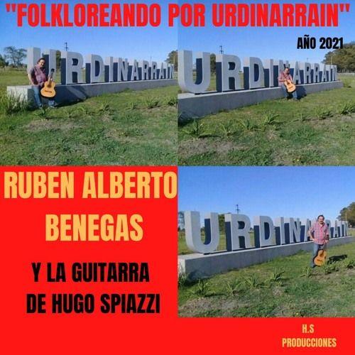 Portada de Álbum "Folkloreando Por Urdinarrain", de Ruben Alberto Benegas