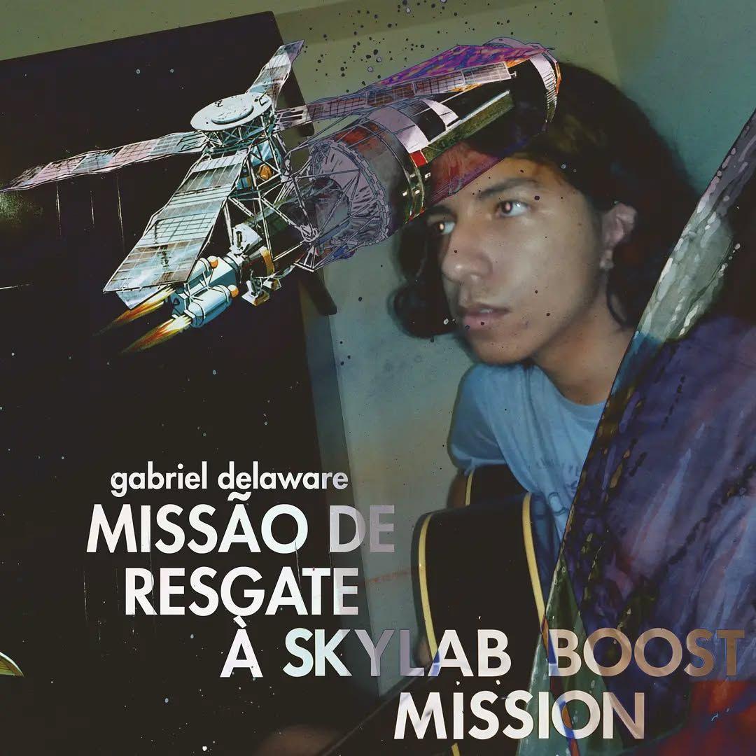 Portada de Sencillo/EP "Missão de Resgate à Skylab", de Gabriel Delaware