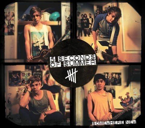 Portada de Sencillo/EP "Somewhere New", de 5 Seconds of Summer