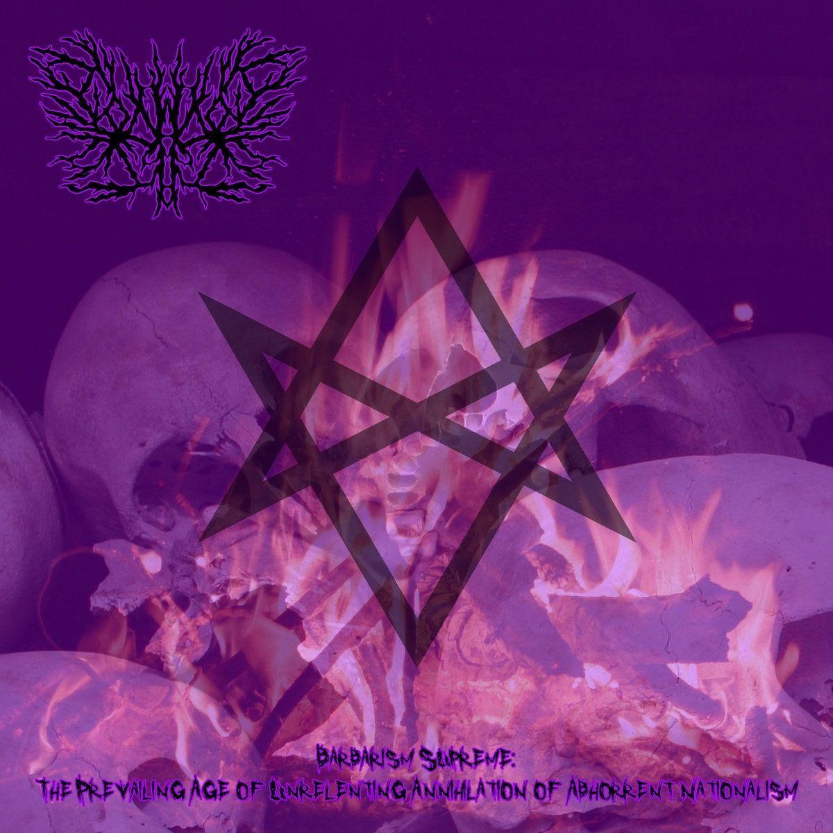 Portada de Álbum "Barbarism Supreme: The Prevailing Age of Unrelenting Annihilation of Abhorrent Nationalism", de Gaylord