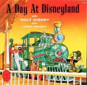 Portada de Álbum "A Day At Disneyland With Walt Disney And Jiminy Cricket", de Cliff Edwards
