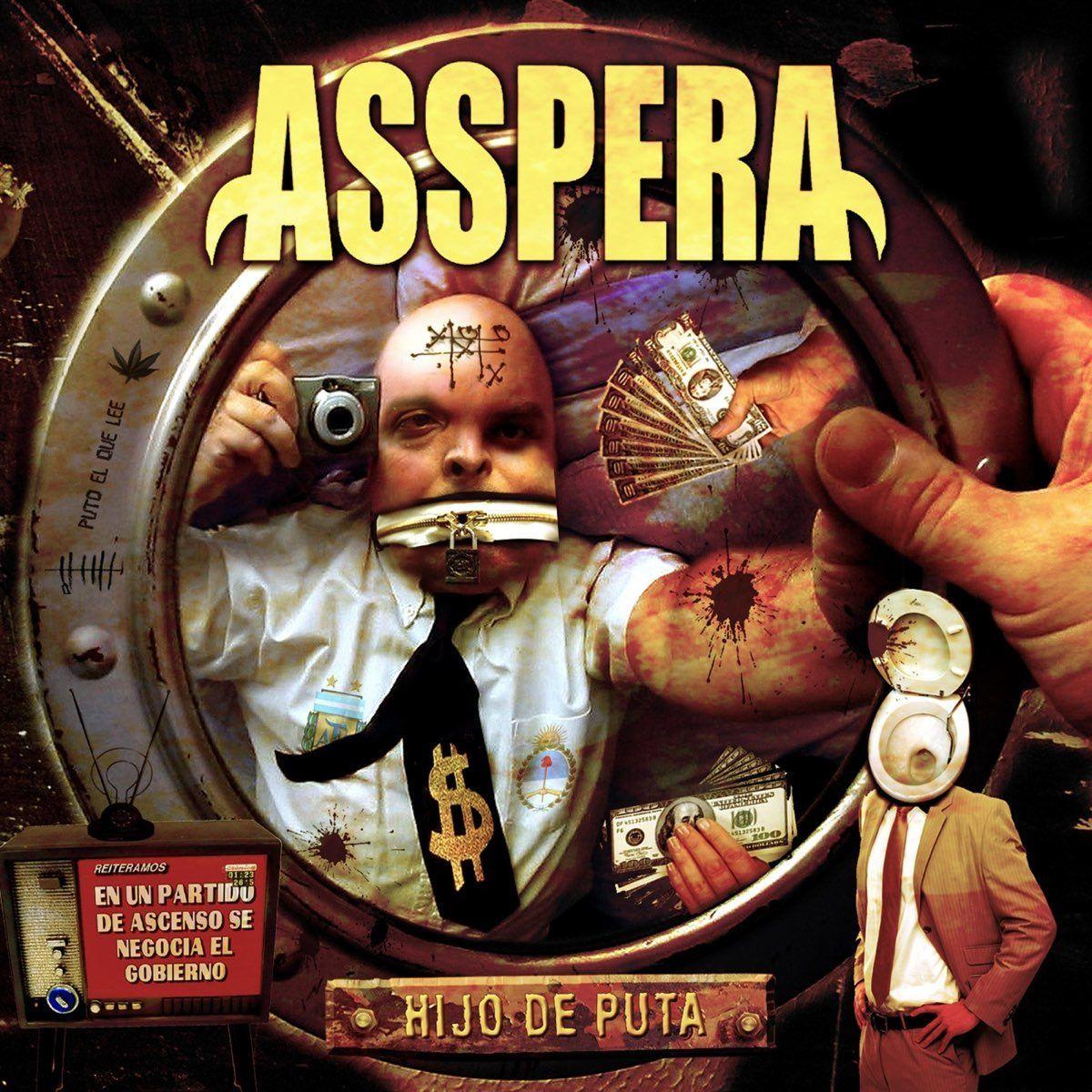 Capa do Álbum "Hijo de Puta", de Asspera