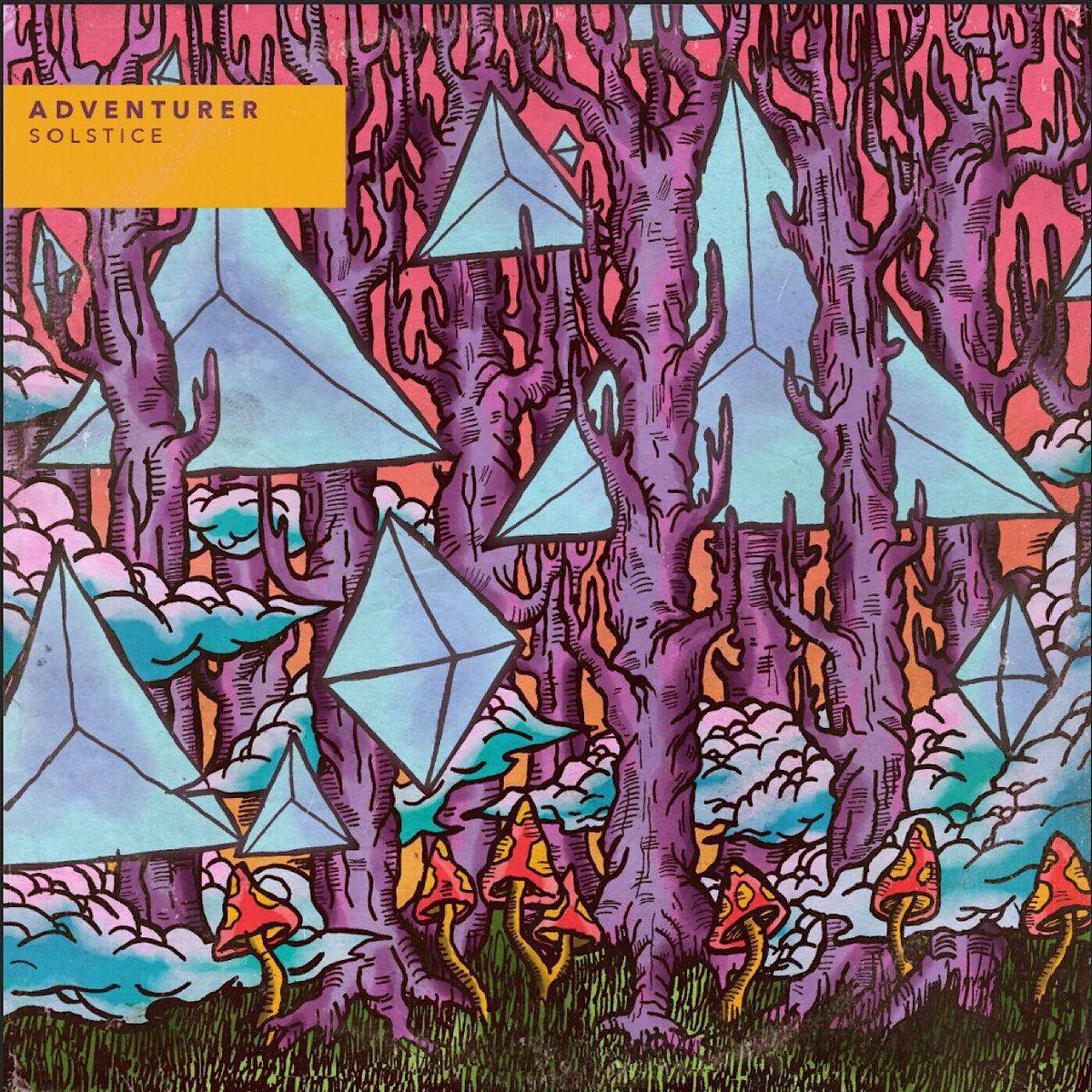 Portada de Sencillo/EP "Solstice", de Adventurer