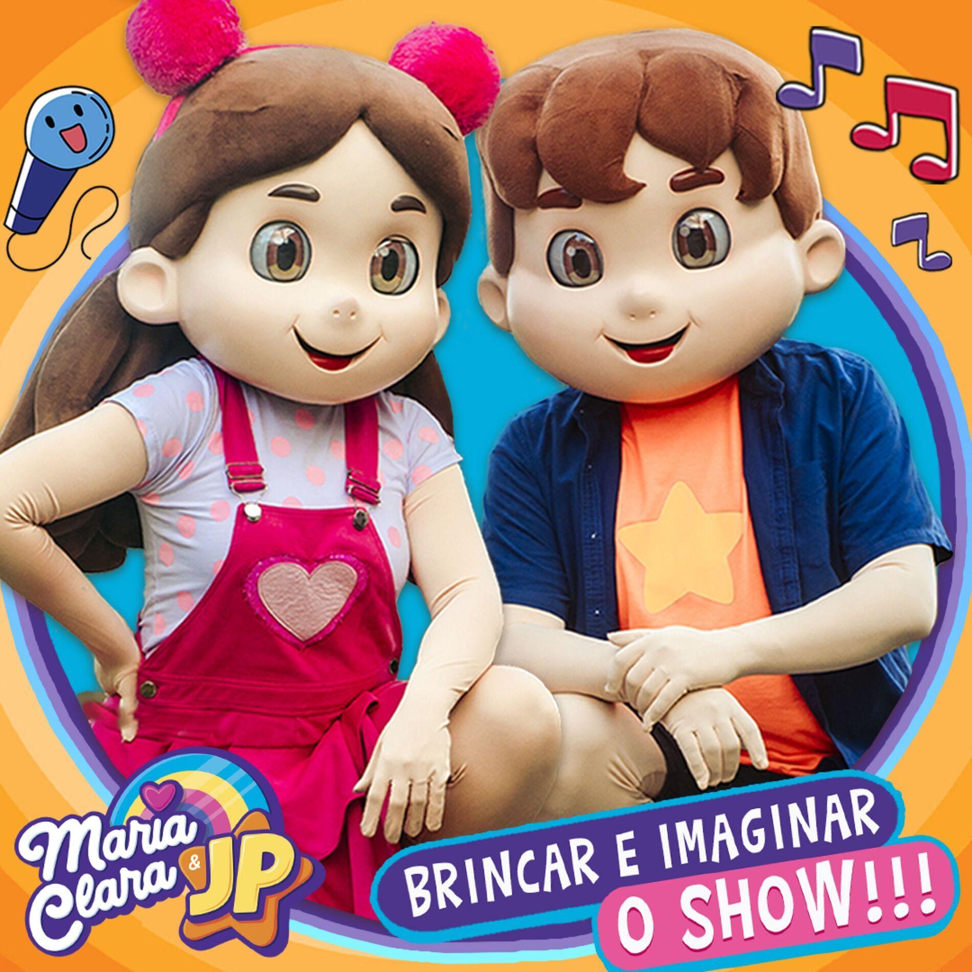 Portada de Álbum "Brincar e Imaginar (O Show) ", de Maria Clara e JP