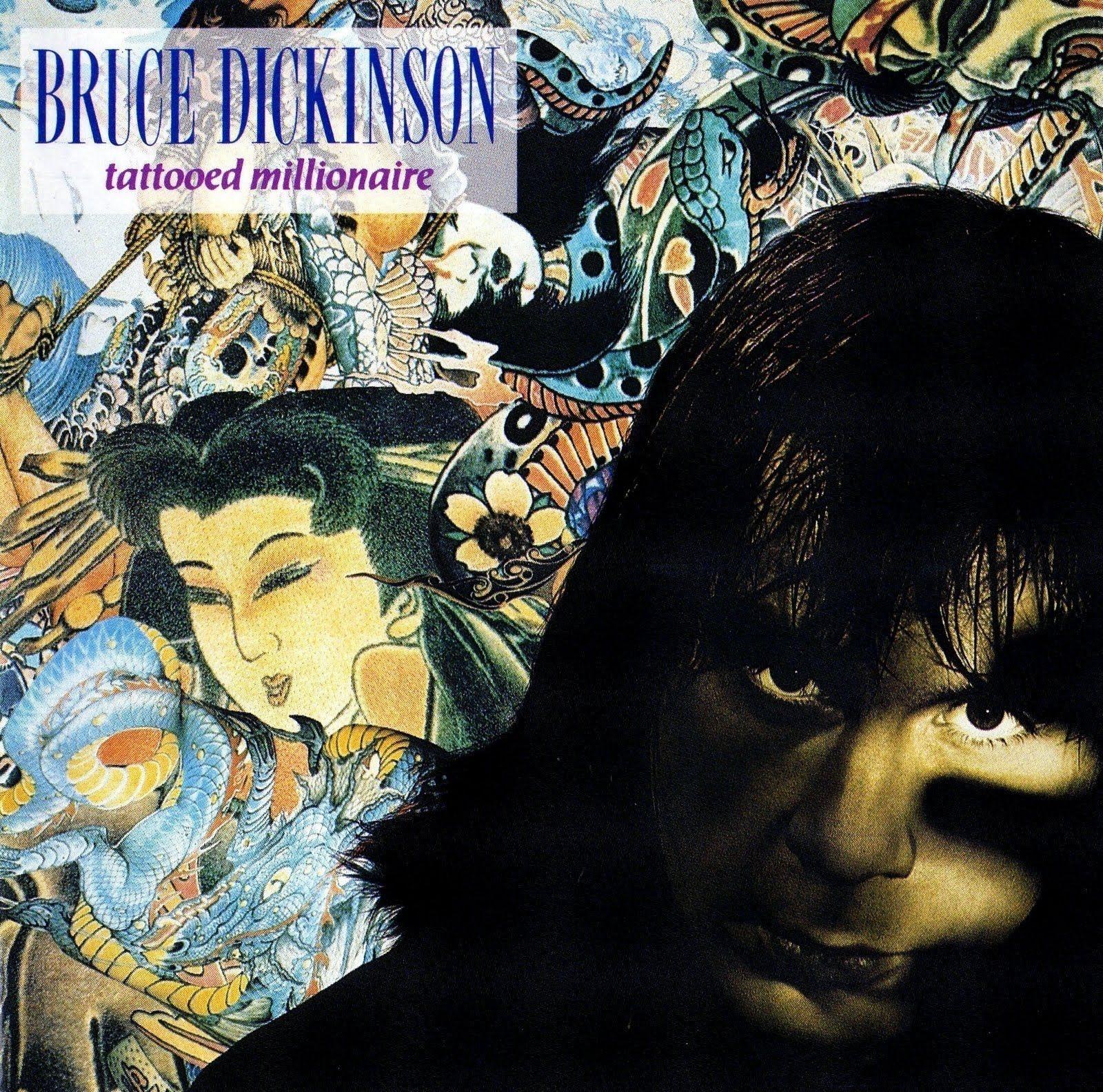 Capa do Álbum "Tatooed Millionaire", de Bruce Dickinson