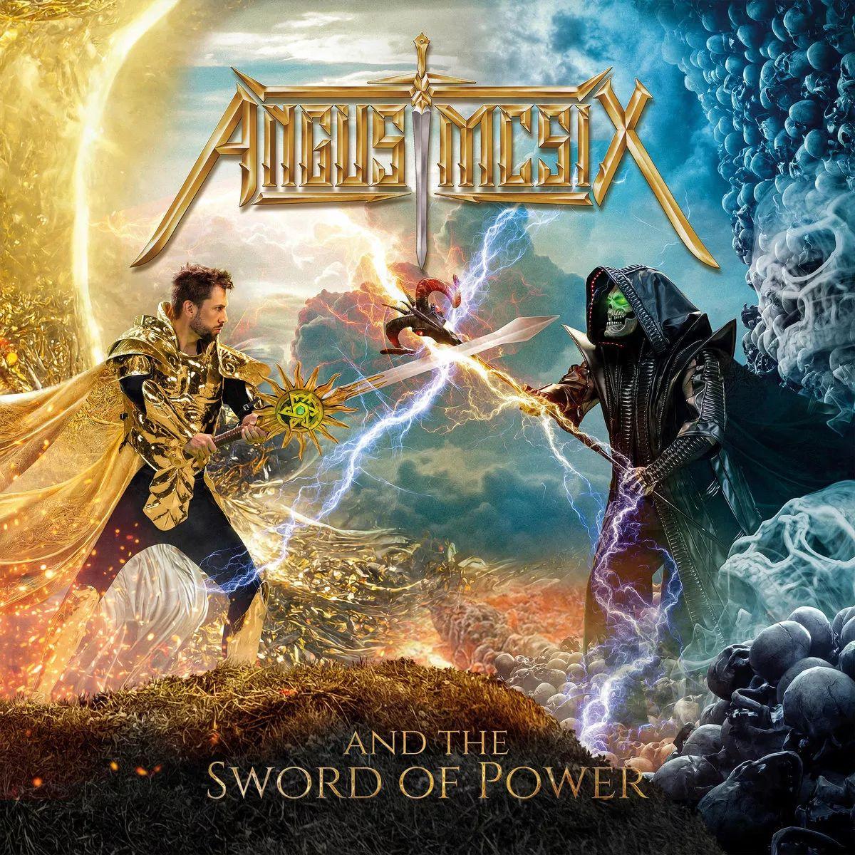 Capa do Álbum "Angus McSix and the Sword of Power", de Angus McSix